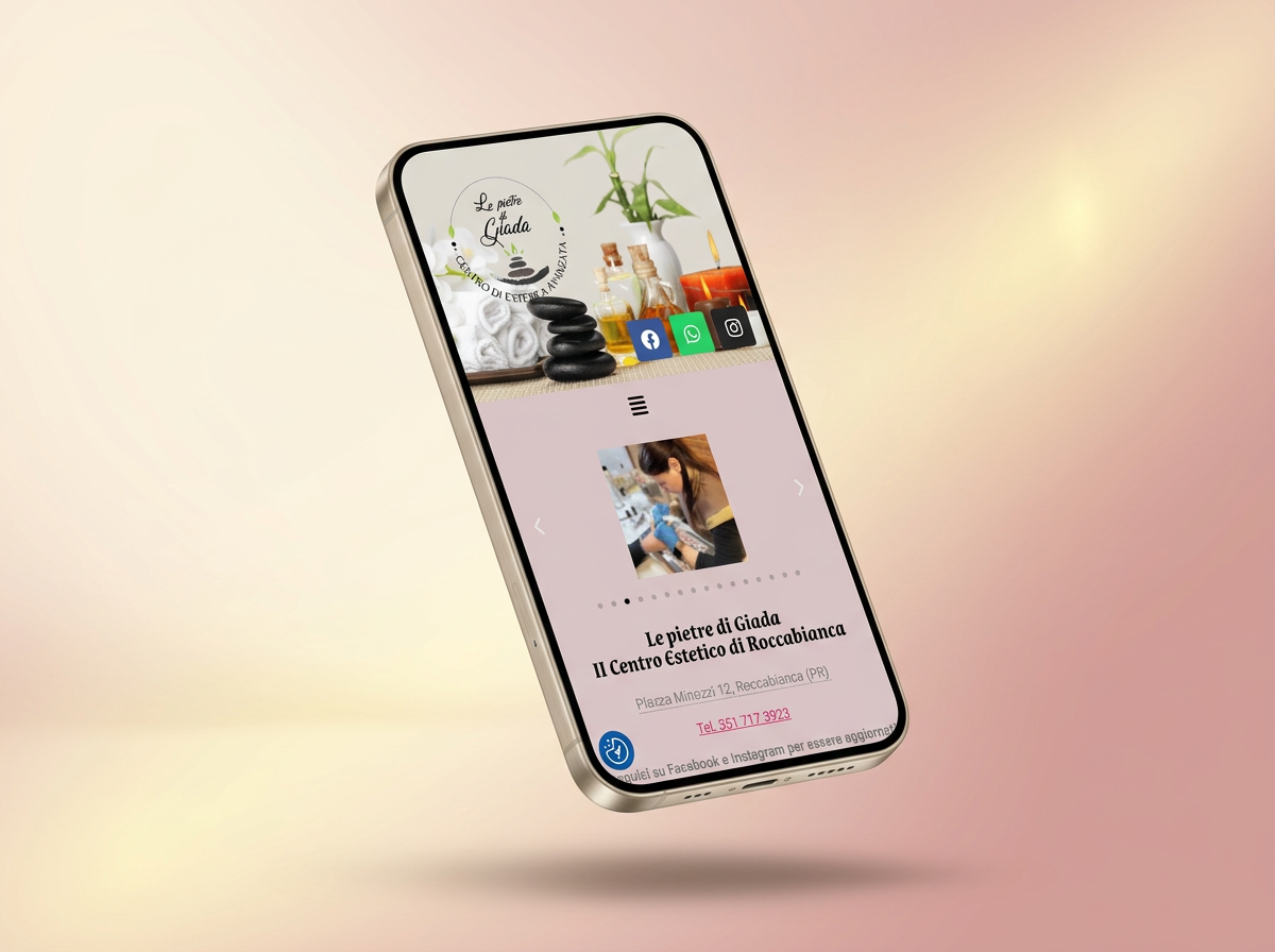 Le Pietre di Giada – Sito Web Centro Estetico